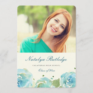 Anúncio de Graduação de Lavish Florals