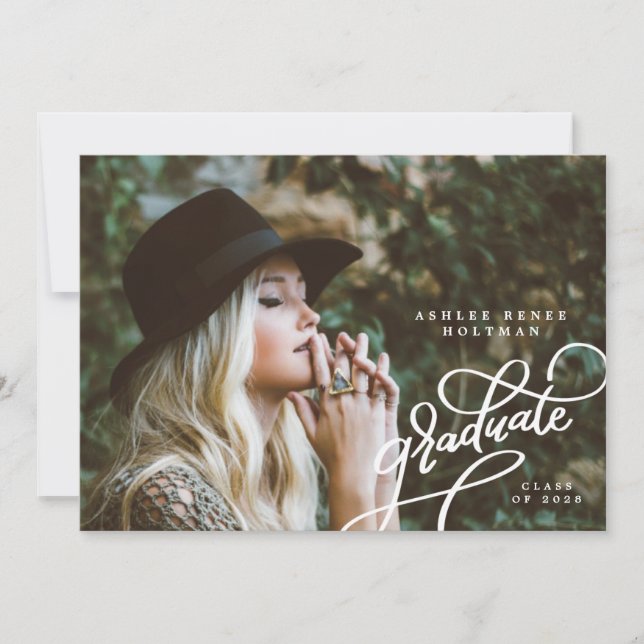 Anúncio de Graduação de Script do Canto Divertido (Frente)