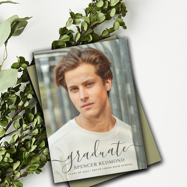 Anúncio de Graduação de Segundo grau de Foto Simpl (Criador carregado)