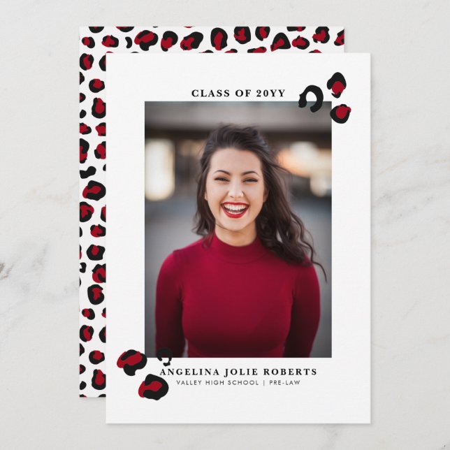 Anúncio de Graduação de Wild One (Frente/Verso)