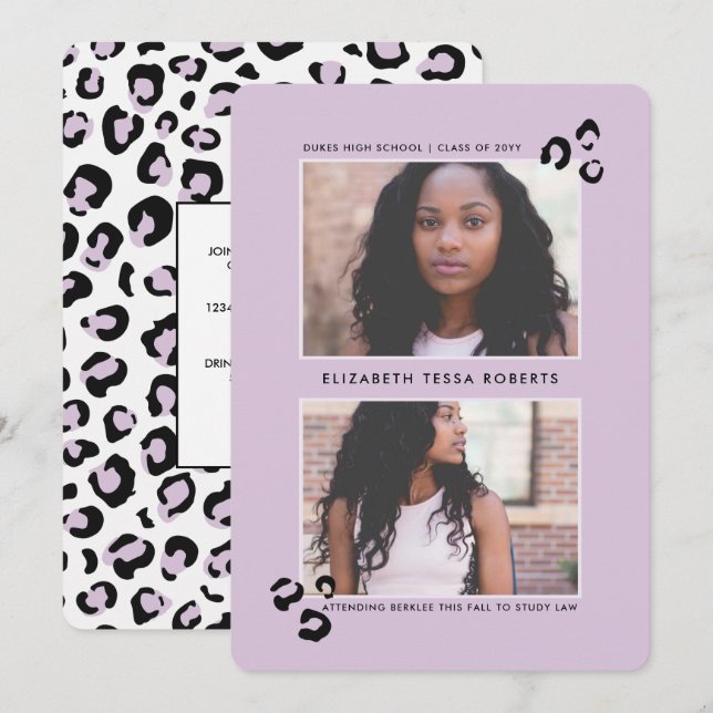 Anúncio de Graduação de Wild One (Frente/Verso)