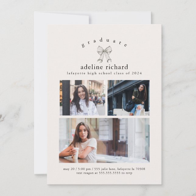 Anúncio de graduação do Arco Coquette (Frente)