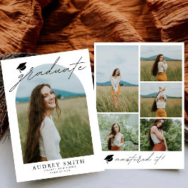 Anúncio de graduação do Formando moderno Masterd i