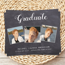 Anúncio de Graduação do Orçamento de Foto Rustic 3