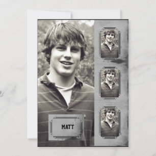 Anúncio de Graduação do Painel de Fotos de Bord