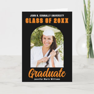 Anúncio de Graduação Dobrado de Foto de Graduado P