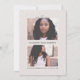 Anúncio de Graduação Duplamente Pontuado