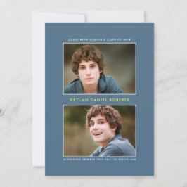 Anúncio de Graduação Duplamente Striped