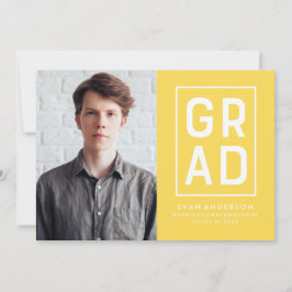 Anúncio de Graduação em Bloco de Formando Moderno 