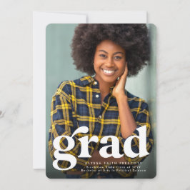 Anúncio de graduação em foto vertical vermelha sim