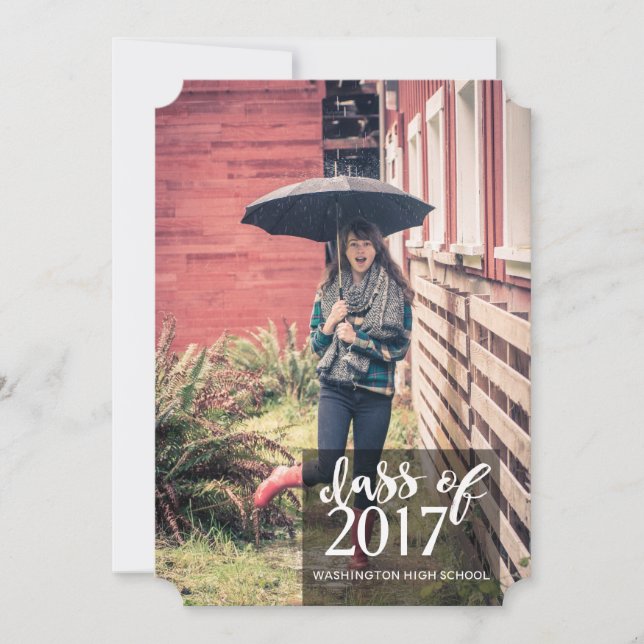 Anúncio de Graduação em Parede Brick (Frente)