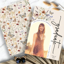 Anúncio de Graduação Floral Moderno