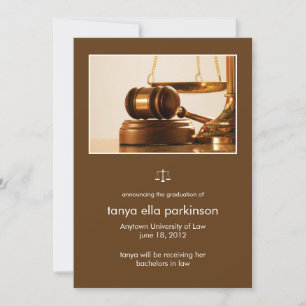 Anúncio de Graduação Gavel Major