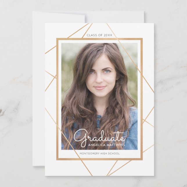 Anúncio de Graduação Geométrica (Frente)