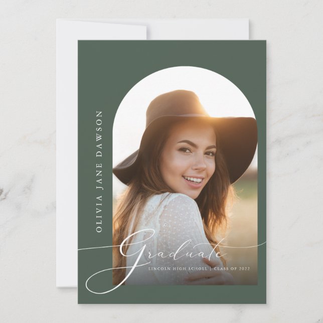 Anúncio de Graduação Graciosa em Arch (Frente)