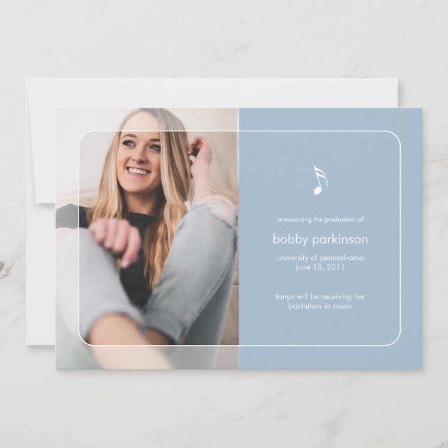 Anúncio de Graduação Major da Música (Frente)