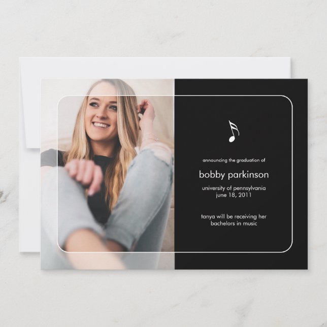 Anúncio de Graduação Major da Música (Frente)