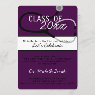 Anúncio de Graduação Médica Stethoscope