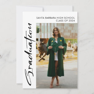 Anúncio de graduação minimalista, várias fotos