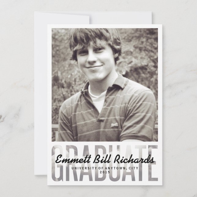 Anúncio de Graduação Moderna (Frente)