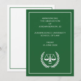 Anúncio de Graduação na Faculdade de Direito