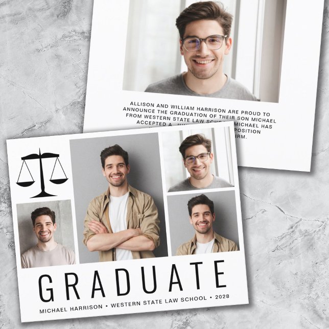 Anúncio de Graduação na Faculdade de Direito Fotog (Criador carregado)