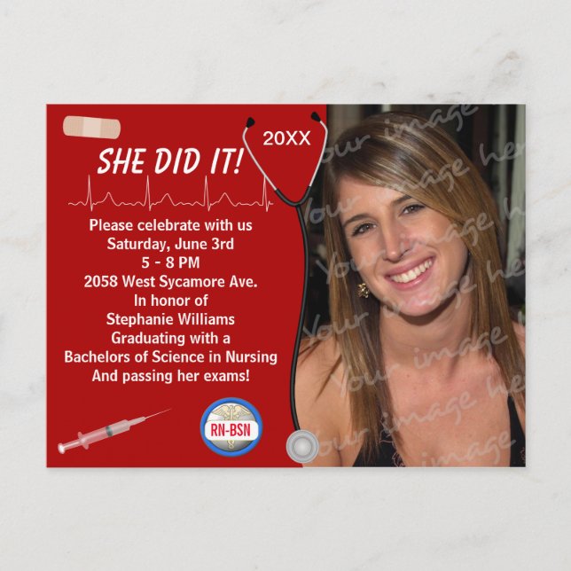 Anúncio de Graduação na Faculdade de Medicina e En (Frente)