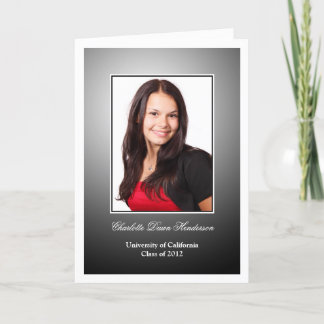 Anúncio de graduação personalizada de fotos em bra