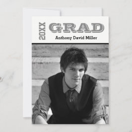 Anúncio de Graduação Preto/Branco - Graduação