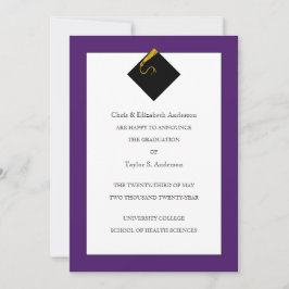 Anúncio de Graduação Roxo