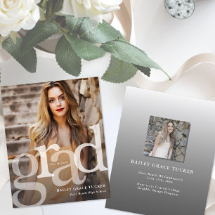 Anúncio de Graduação Simples com Overlay de GRAD p