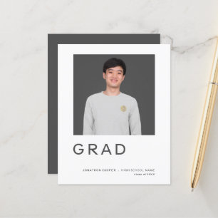 Anúncio de Graduação Simples de Foto de Formand