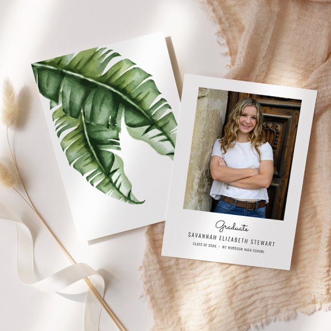 Anúncio de Graduação Tropical da Simple Femine (Criador carregado)