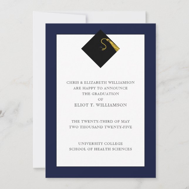 Anúncio de Graduação Único (Frente)