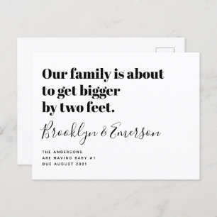 Anúncio de Gravidez