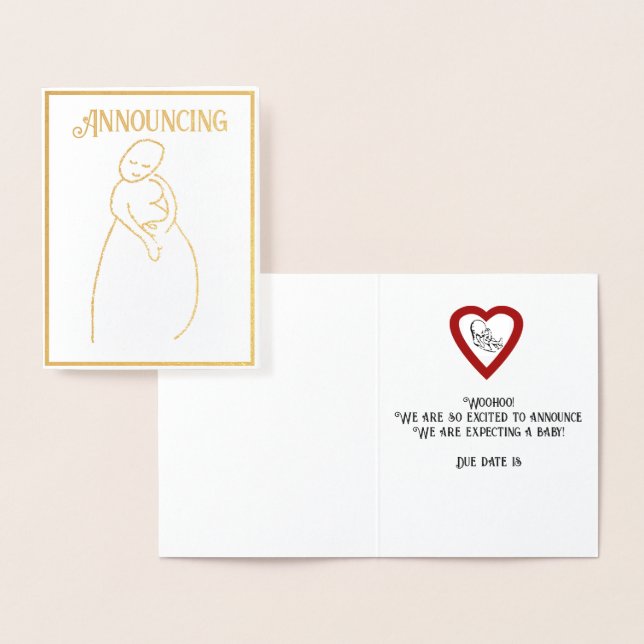 Anúncio de gravidez (Exibição)