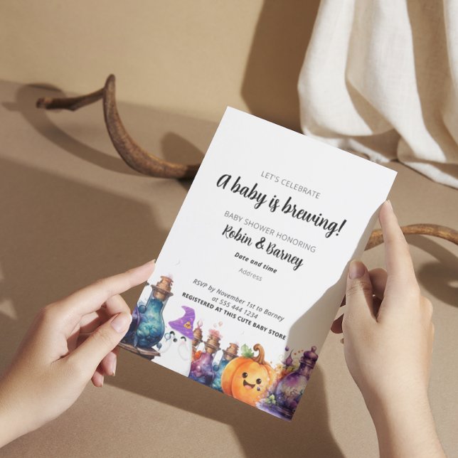 Anúncio de gravidez Cartão postal de Halloween (Criador carregado)