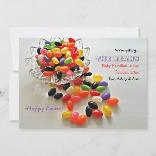 Anúncio de Gravidez com Jelly Beans