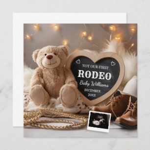 Anúncio de Gravidez da Cowboy Ocidental