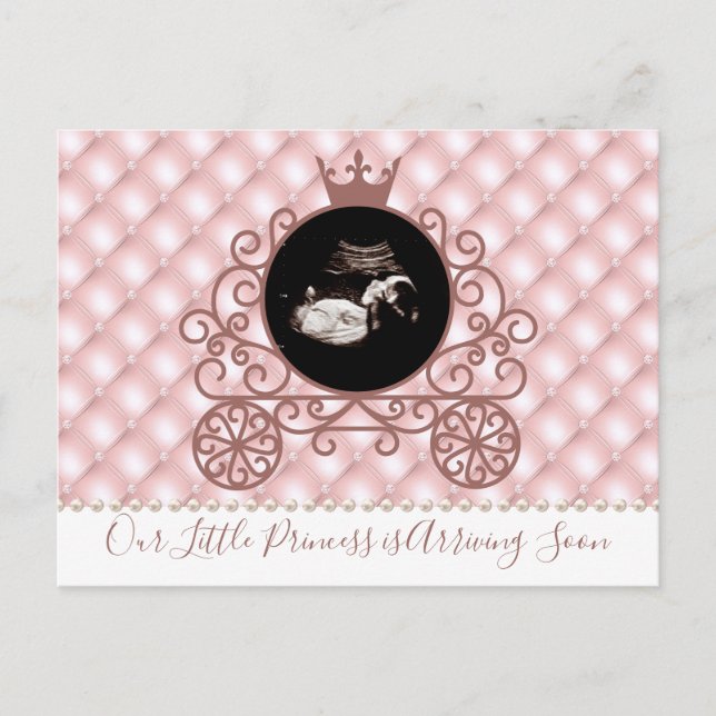 Anúncio de gravidez da Princesa Rosa Sonograma (Frente)