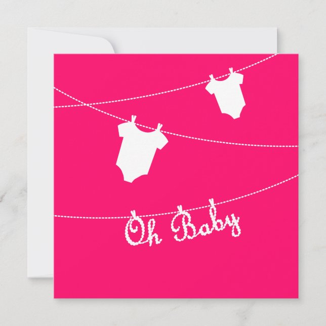 Anúncio de gravidez de bebê (Frente)