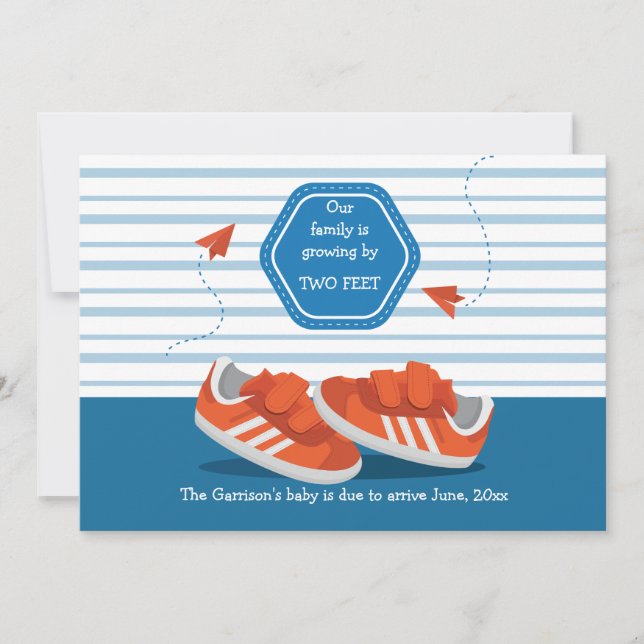 Anúncio de gravidez de Calçados (Frente)