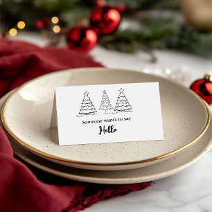 Anúncio de gravidez de Natal com foto de Baby Scan