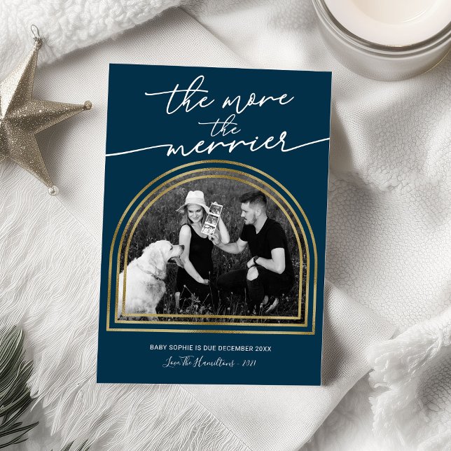 Anúncio de Gravidez de Natal em Arch Frame (Criador carregado)