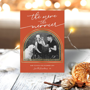 Anúncio de Gravidez de Natal em Arch Frame