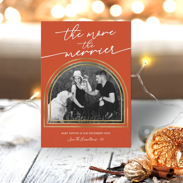 Anúncio de Gravidez de Natal em Arch Frame (Criador carregado)