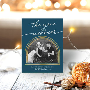 Anúncio de Gravidez de Natal em Arch Frame