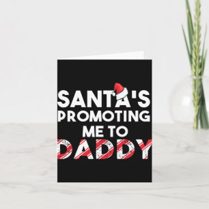 Anúncio de Gravidez de Natal Masculino - Novo Pai