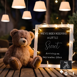 Anúncio de gravidez digital personalizado