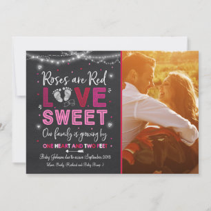 Anúncio de gravidez do namorados